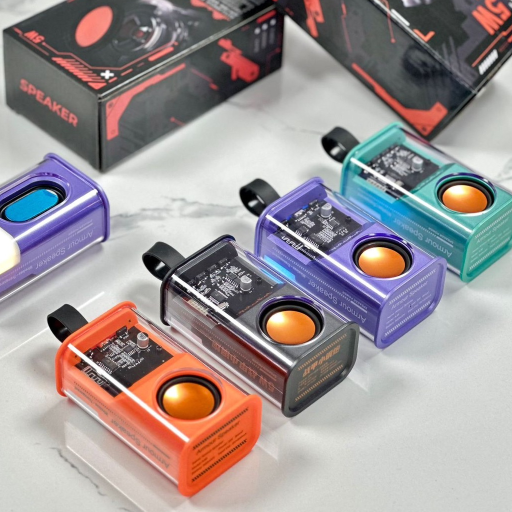 A36 เซอร์ราวด์ 3 มิติ ลำโพงบลูทูธแบบพกพา ลำโพง ลำโพงบลูทูธ เชื่อมต่อTWS Mecha Mecha Wireless Bluetoo