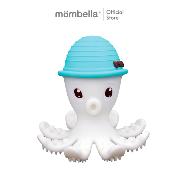 Mombella ยางกัดปลาหมึกมัมเบล่า ของแท้จากอังกฤษ ปลอดภัยมี มอก. ยางกัดซิลิโคนนิ่มส่งเสริมพัฒนาการ BPA Free Teether