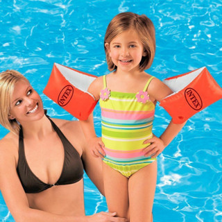 INTEX ปลอกแขน ปลอกแขนว่ายน้ำ ห่วงยางสวมแขนว่ายน้ำ Deluxe Inflatable Arm Band Floaties รุ่น 58642