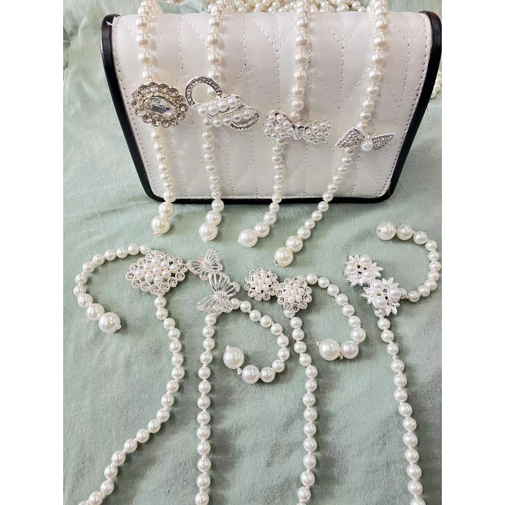 แฟชั่นเกาหลีอเนกประสงค์หวาน Rhinestone มุกเอวโซ่สุภาพสตรีกุทัณฑ์บางเข็มขัดตกแต่งกระโปรงเข็มขัดอุปกรณ์เสริม