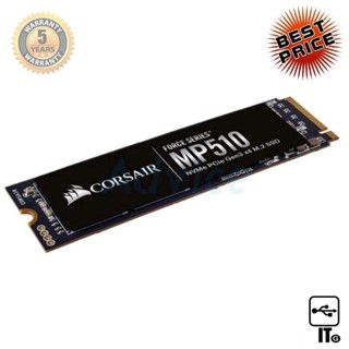 960 GB SSD M.2 PCIe CORSAIR MP510 (CSSD-F960GBMP510) NVMe ฮาร์ดดิส ฮาร์ดดิสก์ ฮาร์ดดิสก์ ประกัน 5Y