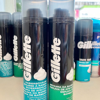 โฟมโกนหนวด Gillette Foamy Shaving Foam Cream - 300ml. (ขวดทรงสูง)