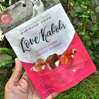Love Jerky (เลิฟ เจอร์กี้) ขนมสุนัข รสแกะ และสโมค(Love-แท่งไก่บาบีคิว)