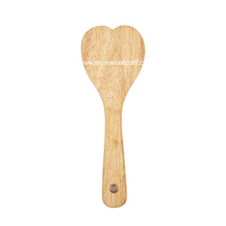 ทัพพีรูปหัวใจหน้าเรียบ L 22 cm l FLAT HEART SHAPE COOKING SPOON L 22 CM