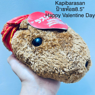#ตุ๊กตา #คาปิบาร่า #ยาว8.5” #kapibarasan #Capybara #ลิขสิทธิ์แท้ #ป้ายห้อย #Banpresto #Japan #Happy #Valentines #Day