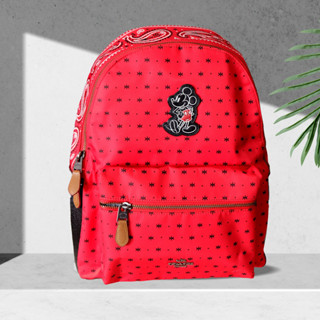 COACH CHARLIE BACKPACK IN BANDANA PRINT WITH MICKEY (COACH #F59358) #disney #mickeymouse