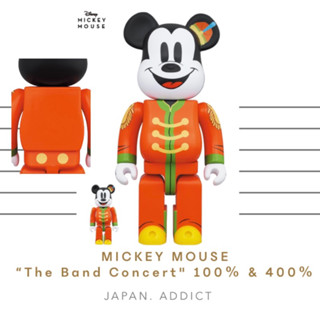 🍁พร้อมส่ง Bearbrick MICKEY MOUSE “The Band Concert" 100％ &amp; 400％