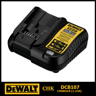 DEWALT แท่นชาร์จแบตเตอรี่ XR LI-ON 18V. รุ่น DCB107 รับประกันศูนย์ 6 เดือน