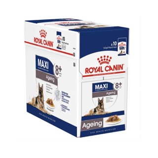 Royal Canin Maxi Ageing 8+ [140g.X10ซอง] อาหารเปียกสุนัขพันธุ์ใหญ่