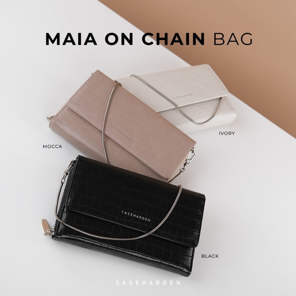 [มีส่งทันที] Caseharden Maia On Chain Bag กระเป๋าสะพายข้าง กระเป๋าสะพายไหล่ พร้อมสาย 2 สาย