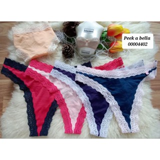 Peek a bella Size XS,S,M,L,XL ชุดชั้นในแบรนด์เนม/กางเกงใน จีสตริง G-string 00004402