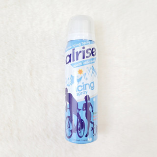Alrise Icing Spray ออลไร้ซ์ ไอซ์ซิ่ง สเปรย์ บรรเทาอาการปวด คลายกล้ามเนื้อ ป้องกันตะคริว สูตรเย็น ขนาด 75 ml 20782