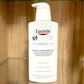 Eucerin Omega Bath And Shower Oil 400ml ออยอาบน้ำเด็กและผู้ใหญ่