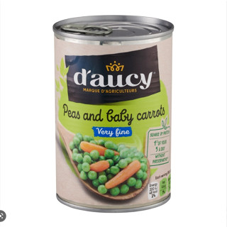 Pettis pois baby &amp; carrots 400g - Daucy