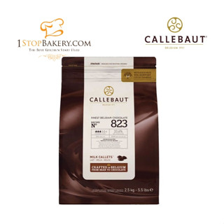 Callebaut Milk Chocolate Couverture Chips 33.6%, 2.5 Kg./มิลค์ช็อกโกแลตคูเวอร์เจอร์ ขนาด 2.5 กิโลกรัม