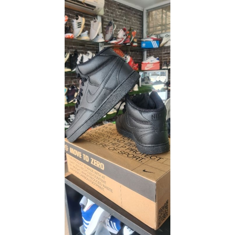 รองเท้ส nike court vision black