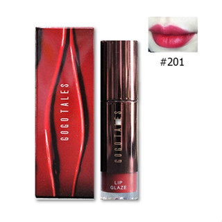 L804-1 : GOGO TALES REVITALIZING MATTE LIP GLAZE No.201 W.40 รหัส L804-1