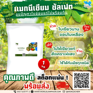 แมกนีเซียม ซัลเฟต / Magnesium Sulphate 1 Kg