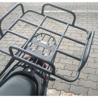 ตะแกรงท้ายมีคอก rider สำหนับวางบนrack ใส่ 44*54ราคาพิเศษใหญ่ ถูกที่สุดงานสีเต็มระบบเผาเด้อโค้ดเม็ดอิ