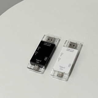 การ์ดรีดเดอร์ usb (มีหัวต่อกับช่อง usb, micro usb, type c) ใช้ได้กับเมม sd card, micro card และ usb