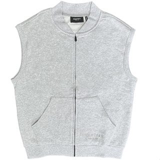 FOG ESSENTIALS FULL ZIP SWEAT VEST (HEATHER GREY)