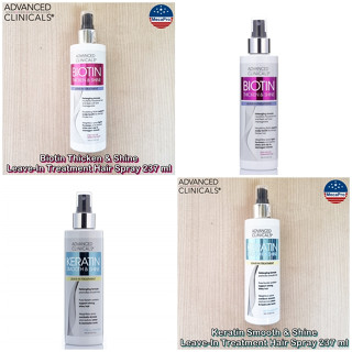 Advanced Clinicals® Leave-In Treatment Hair Spray 237 ml สเปรย์ฉีดผม ทรีตเมนต์ สำหรับทุกสภาพเส้นผม ทรีตเมนต์สเปรย์