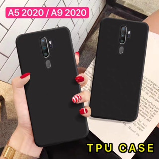 Case TPU เคสซิลิโคน OPPO A5 2020  A9 2020  A15  A31 2020  A53  A91  A92  A94  A83  A37  A59  F1s  A57  A39 สีดำวินเทจ