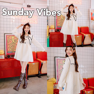 🌸 SUNNY VIBES DRESS 🌸 เดรสโอเวอร์ไซต์สไตลทเกาหลี