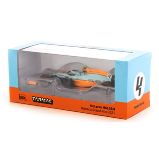 TARMAC MODELS  1/64 MODEL 2021 MCLAREN MCL35M LANDO NORRIS MONACO GP CAR