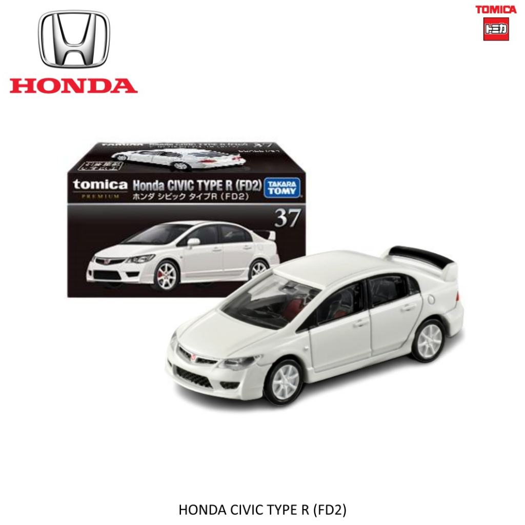 โมเดลรถเหล็ก HONDA CIVIC TYPE R (FD2) งาน TOMICA PREMIUM (ล้อยาง) ลิขสิทธิ์แท้100% โมเดลรถ