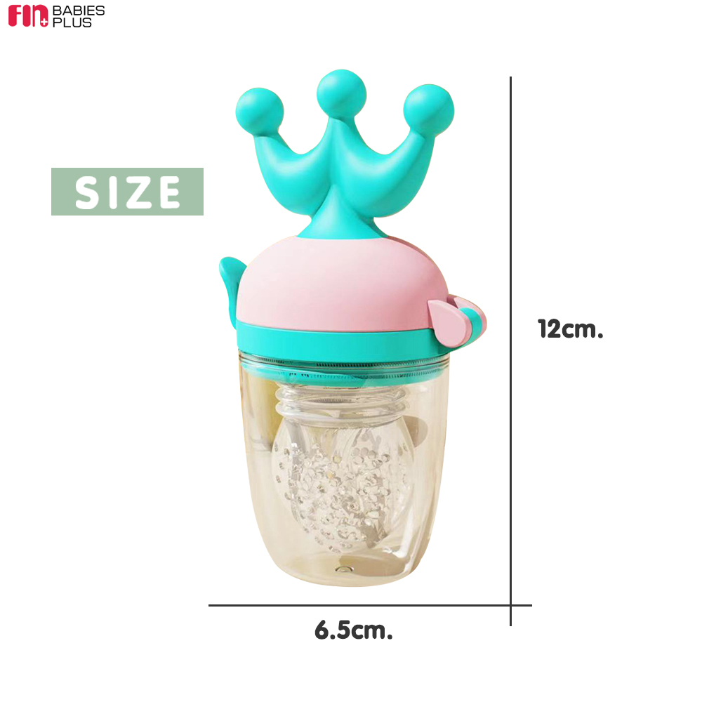 FIN จุกซิลิโคน ดูดผักผลไม้ จุกซิลิโคนป้อนอาหาร สำหรับเด็ก รุ่นUSE250  Food Feeder BPA Free แก้ปัญหาลูกคันเหงือก ราคา ถูกที่สุด ดีลบีเคเค แกลเลอรีภาพที่ 8
