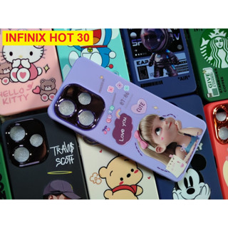 เคส Infinix Hot 30 4g เคสนิ่ม โครเมี่ยม พื้นในกำมะหยี่