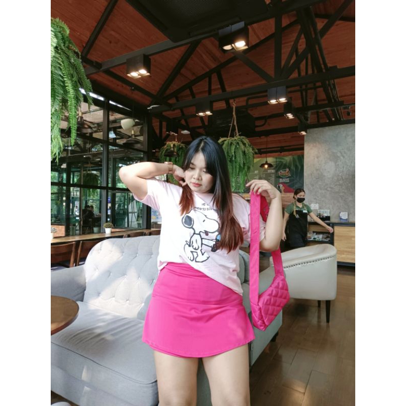 กางเกงกระโปรงสาวอวบเอวสูงปี๊ดดทรงเป๊ะมากงานซิปหลังเนื้อผ้าฮานะโกะทรงสวยมากๆนะคะ ผ้าไม่ยืดนะคะ