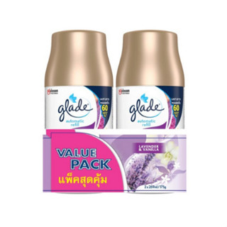 GLADE เกลด ผลิตภัณฑ์ปรับอากาศ ออโตเมติค สเปรย์ รีฟิล 175 กรัม  . (แพ็คคู่)