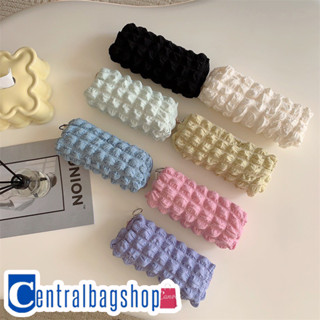 centralbagshop(C1863) กระเป๋าจัดระเบียบ+ใส่ดินสอ ผ้ายับ โทนสีพาสเทล