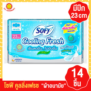 โซฟี SOFY Cooling Fresh  สลิม 23 ซม.x 14 ชิ้น