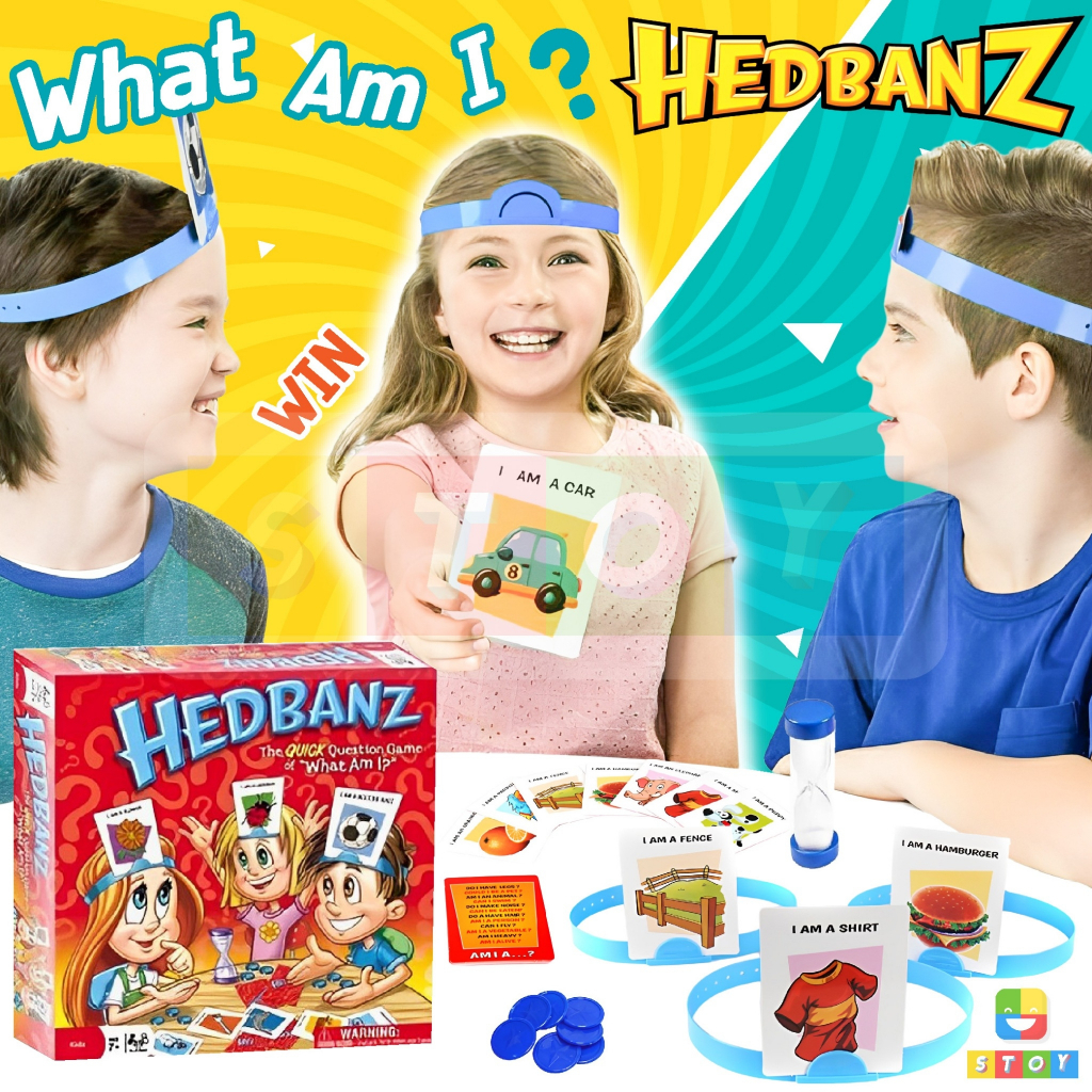 เกมส์ยอดนิยม ❓ Hedbanz Game เกมส์ทาย/ใบ้คำบนหัว คำภาษาอังกฤษ ได้ศัพท์น่ารู้มากมาย
