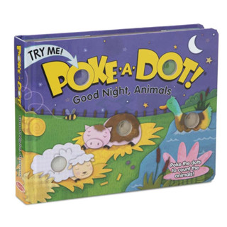 [มีปุ่มกดดึงดูด] รุ่น 31343 หนังสือกดปุ่นรุ่นสัตว์เข้านอน Melissa &amp; Doug Poke-A-Dot: Goodnight, Animals รีวิวดีใน Amazon USA หนังสือ Patent ดึงดูดความสนใจ มาลิซ่า 1 ขวบ