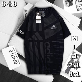 adidas เสื้อยืดออกกำลังกายผู้ชาย