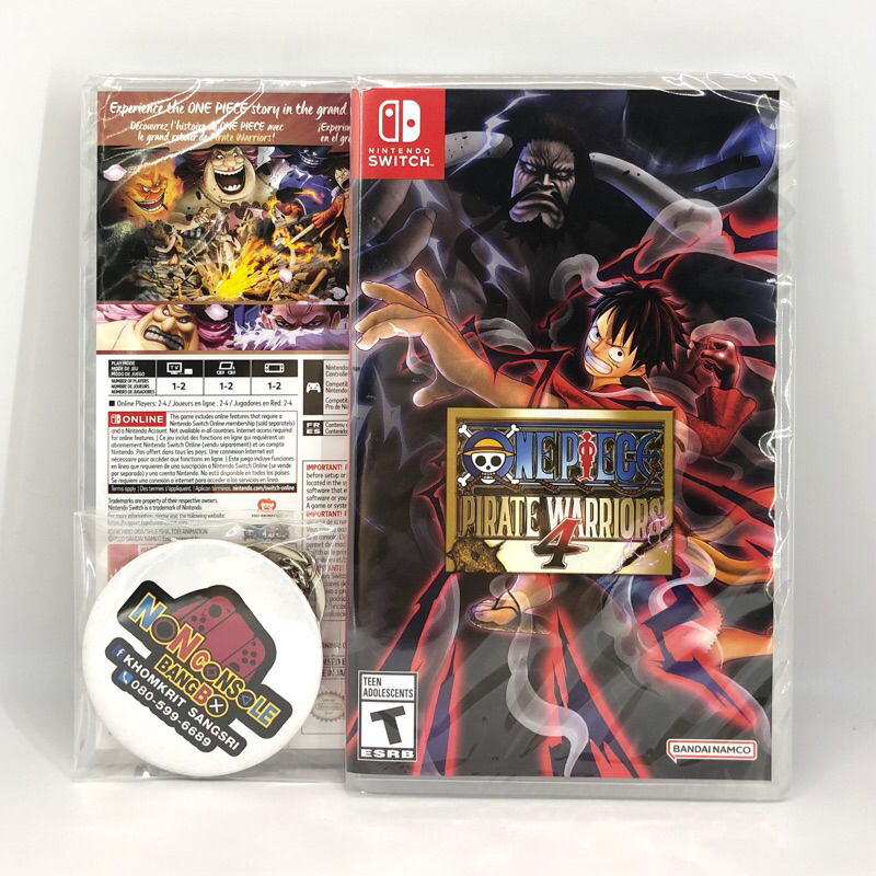 [ มือ1] ONE PIECE PIRATE WARRIORS 4 ,ASIA ,ENG FOR NINTENDO SWITCH