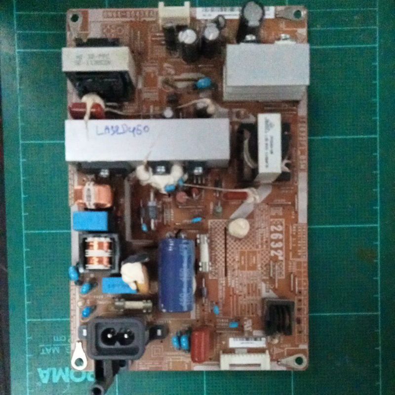Power supply TV Samsung 32" Model LA32D450 ของถอดใช้งานได้