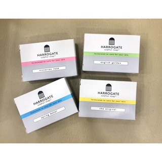 สบู่ก้อน Harrogate sulphur soap สบู่เพื่อทำความสะอาดและเพื่อผิวพรรณที่ดี ผลิตจากประเทศอังกฤษ