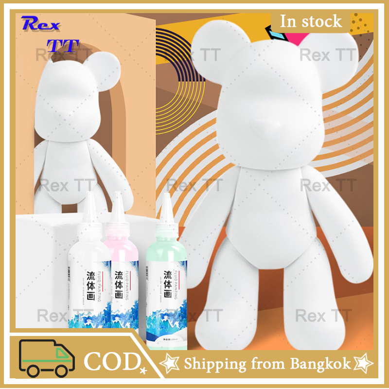 Rex TT Fluid Painting สีอะคริลิค Violent Bear DIY Creative Graffiti Art Painting Paint 100ml Fluid Painting Paint