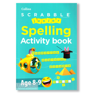 SCRABBLE JUNIOR SPELLING ACTIVITY BOOK AGE 8-9