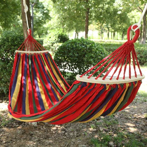 แบบพกพา เปลยวน240X80CM เปลญวนผ้าใบ(แถมฟรีกระเป๋าและเชือก) บ้าน เปลเดินป่าcamping hammock เปลรับน้ำหนัก 150kg