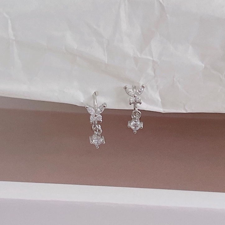116-littlegirl gifts-Sweet butterfly earrings ขนาด 10 mm