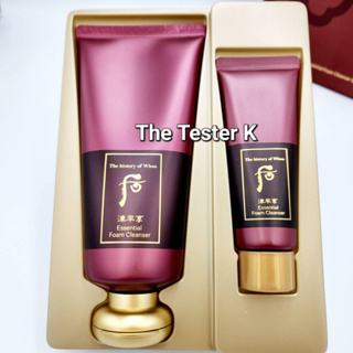 #พร้อมส่ง /Exp.1/2/26 #โฟมเนื้อเจล #The History Of Whoo Jinyulhyang Essential Cleansing Foam Special Set