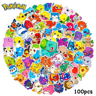 สติ๊กเกอร์ Pokémon 509 โปเกมอน 100ชิ้น โปเกม่อน Pokemon pikachu โปรเกมอน ปิกกาจู พิคาชู ปี ปีก กา จู โก โป เก มอน ม่อน