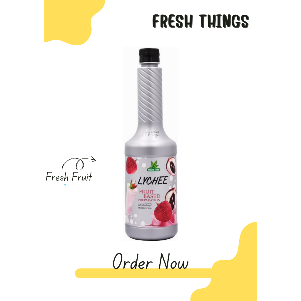 น้ำลิ้นจี่ Nature Taste ผสมผลไม้จริง แบบขวด ขนาด 750ml ราคา ถูกที่สุด ดีลบีเคเค รูปภาพหลัก