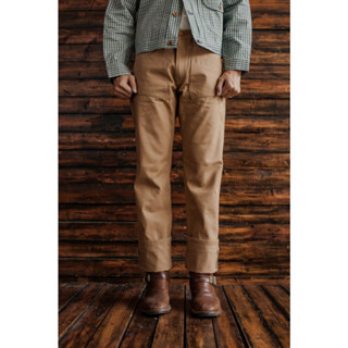 กางเกงยีนส์ Oldblue Work Pants Type IV - 9 Oz Khaki Selvedge Kuroki